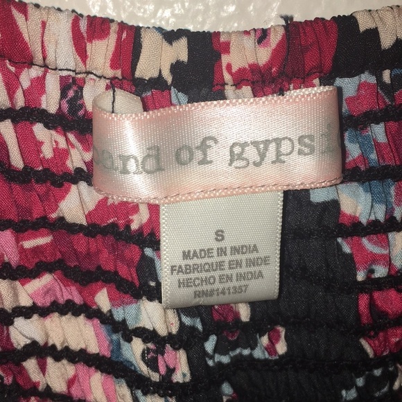 Band of Gypsies Black/Red Romper - Picture 3 of 7